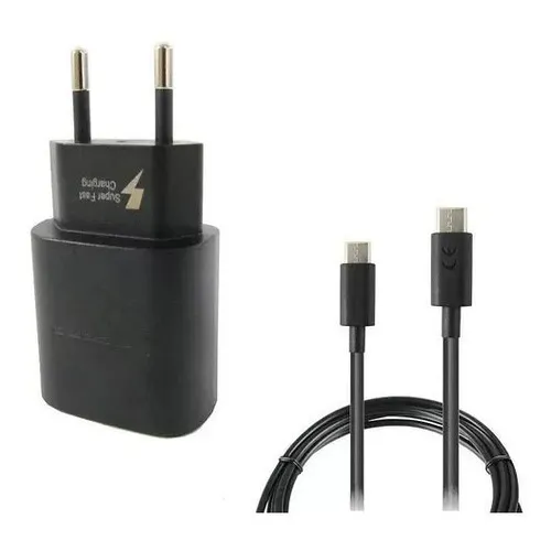 Carregador Parede Salcomp Rápido 25w Com Cabo Usb-c Preto Foto 1