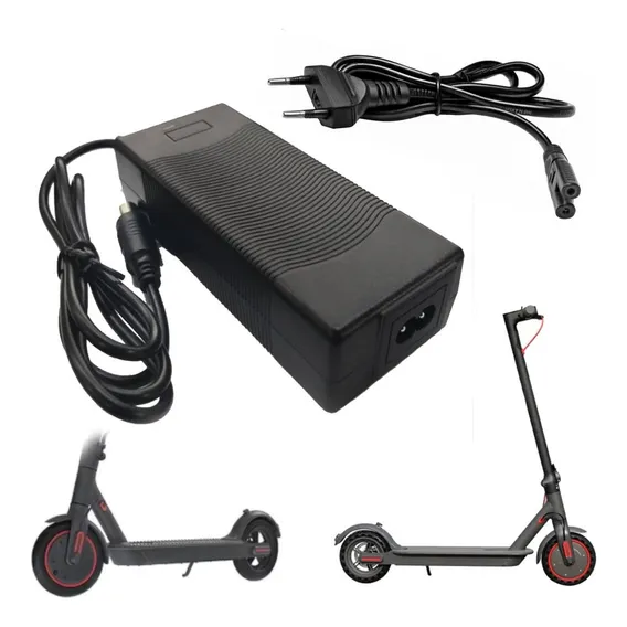 Carregador Patinete Elétrico 36v 2ah Bivolt 8mm Foto 1