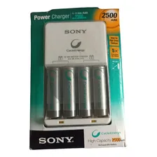 Carregador Pilha Recarregável Sony C/ 4 Pilhas 2500 Mah Sony Foto  mini 1