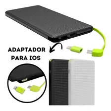 Carregador Portatil Celular iPhone Samsung Bateria 5000mha Cor Preto Foto mini 4