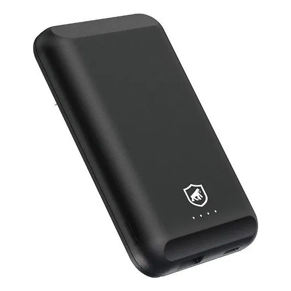 Carregador Portátil Nano Snap Magsafe - Wireless - Gshield Cor Preto Foto 1
