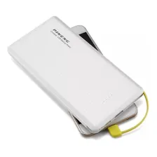 Carregador Portátil Power Bank Pineng Cor Branco 10000 mAh com adaptador pra iPhone Foto mini  3