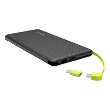 Carregador Portátil Powerbank universal 10000mah turbo Pineng Cor Preto Foto  mini 1