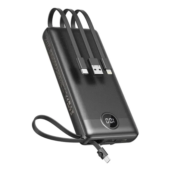 Carregador Portátil Turbo 10000mah Com 4 Entradas Foto 1