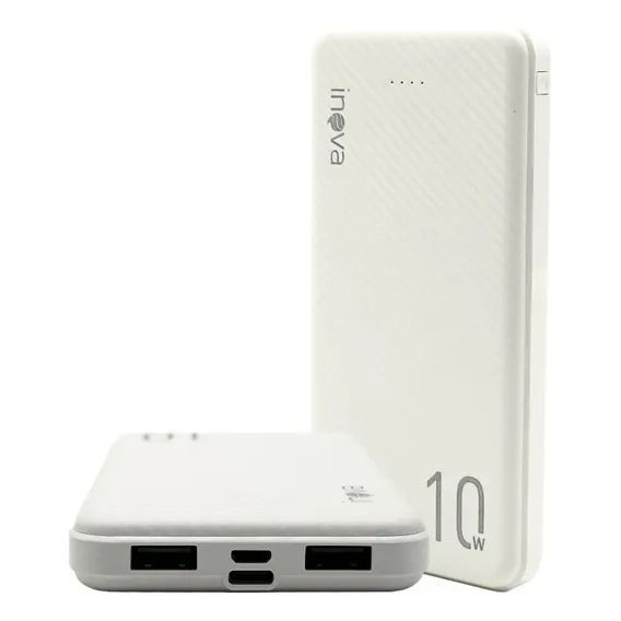 Carregador Portátil Turbo Branco 10000mah Universal Foto 1