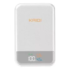 Carregador Power Bank 10000 Mah Kaidi Magnético Cor Branco Foto mini 2