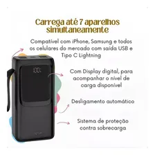 Carregador Power Bank Portátil 30000mah Rápido Turbo Bte-46 Foto mini 4