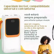 Carregador Power Bank Portátil 30000mah Rápido Turbo Bte-46 Foto mini 3