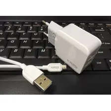 Carregador Rápido De Tomada V8 Micro USB 12w 2 Entradas Celular Foto  mini 1