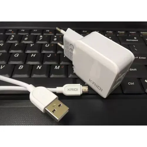 Carregador Rápido De Tomada V8 Micro USB 12w 2 Entradas Celular Foto 1