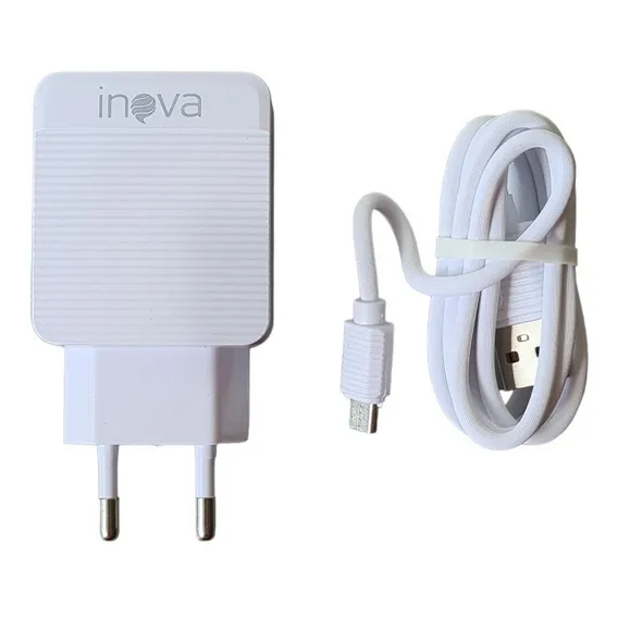 Carregador Rapido Inova G74 Para Asus Zenfone Max Shot Cor Branco Foto 1