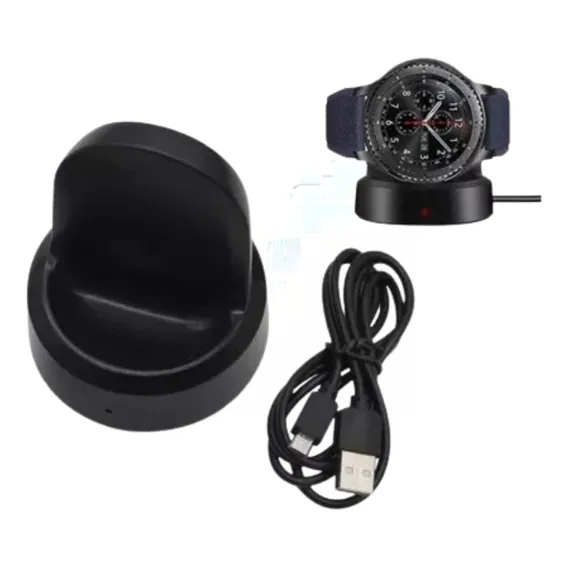 Carregador Rápido Sem Fio Para Samsung Gear S3 Frontier S2 R Foto 1