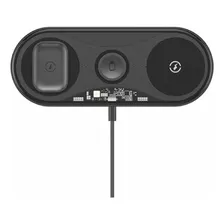 Carregador Sem Fio 3 Em 1 Indução Turbo Hrebos Cor Preto Foto mini 2