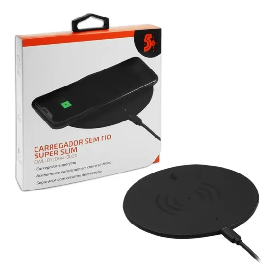 Carregador Sem Fio Wireless Ultra Rápido De Indução - 5+ 127v Foto 1