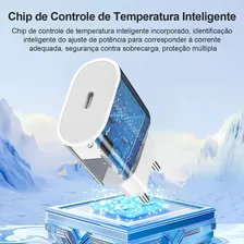 Carregador Turbo Compativel iPhone 15 Pro Max, 15 Pro Cor Preto Carregador Para iPhone Carregador Com Proteção De Sobrecarga Carregador Vtr Eletronics Carregador Turbo Fast Charging Foto mini 4