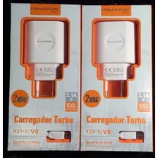 Carregador Turbo H'maston Y21-1/v8 Cor Branco Foto mini 1