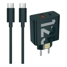 Carregador Turbo Rápido 125w Tipo C Compatível Com Motorola Foto  mini 1