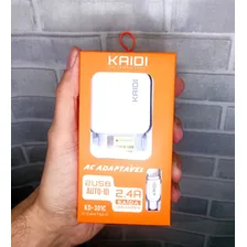Carregador Turbo tipo C - Kaidi Kd-301C - 2 saídas USB Foto mini 4