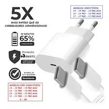 Carregador Usb-c Turbo Para iPhone 15 16 Plus Pro Max Cor Preto Carregador iPhone 15 Carregador Fast Carregador Rapido iPhone 15 Carregador Para iPhone Carrega 6 Vezes Mais Rapido Usb-c Usb-c Foto mini 1