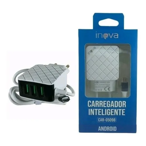 Carregador V8 Turbo 5,1 A Car-g5098 Inova Foto 1
