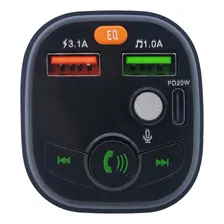Carregador Veicular Adaptador Bluetooth Transmissor Fm Usb Foto mini 4