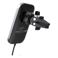 Carregador Veicular Indução Suporte Magsafe iPhone Celular Cor Preto Foto mini  3