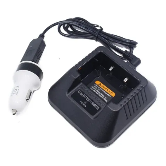 Carregador Veicular Radio Baofeng Modelos Uv-5r Cabo Usb Foto 1