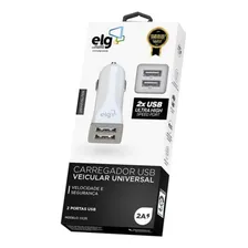 Carregador Veicular Usb Universal 2 Portas ELG Foto  mini 1