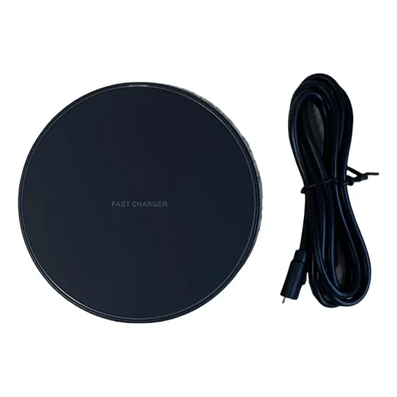Carregador Wireless 30w Qi Indução Rápido Carregamento 9v Foto 1