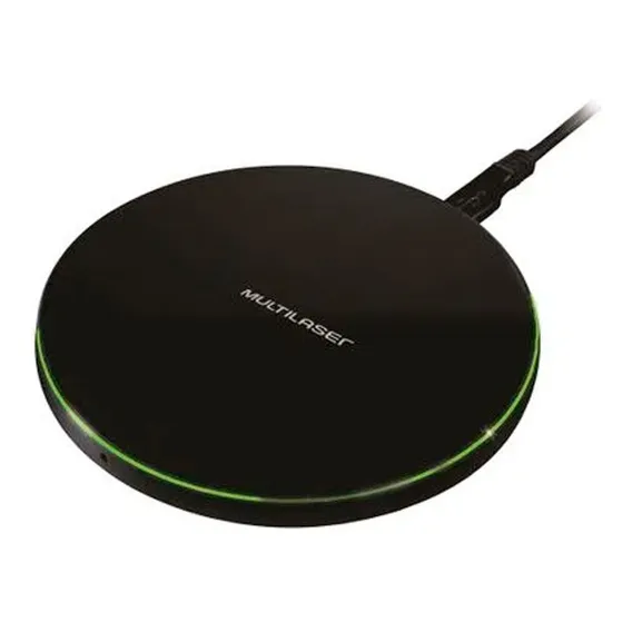 Carregador Wireless Ultra 10w Concept Preto Multilaser Foto 1