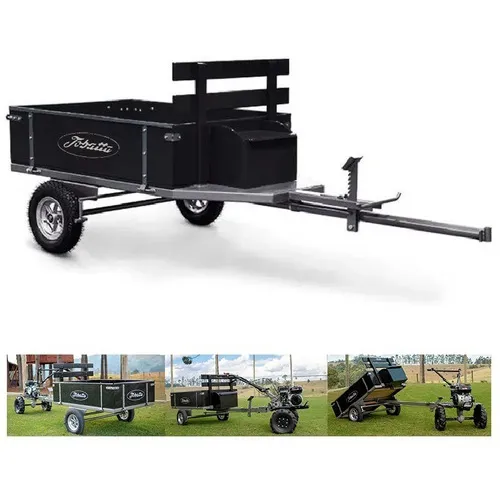 Carreta Basculante Motocultivador Até 7cv 1300r8 Máquinafort Cor Preto Foto 1