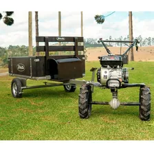 Carreta Basculante Motocultivador Até 7cv 1300r8 Máquinafort Cor Preto Foto mini 4