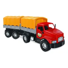Carreta Caminhão Grande Bitrem Max Carreta Tilin Cor Vermelho Foto mini 1