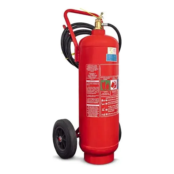Carreta Extintor P贸 Qu铆mico 30kg Abc + Placa Certificada Foto 1