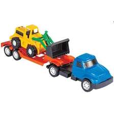 Carreta Plataforma Com Trator 35 Cm - 39601 Foto mini 1