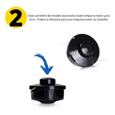 Carretel Automático Roçadeira Para Terra 33/43/52cc Foto mini 3