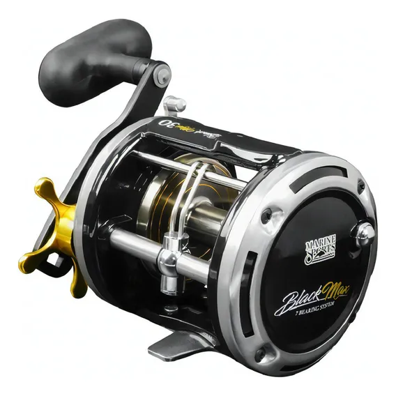 Carretilha Black Max 30 Marine Sports perfil redondo direito Foto 1