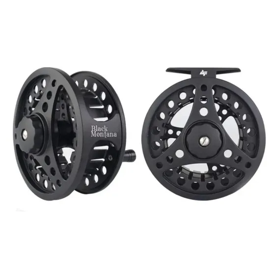 Carretilha Fly Fishing Montana Black - Albatroz Fishing 2/3 Foto 1