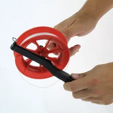 Carretilha Máquina Carretel Enrolador Linha Pipa Flex Foto mini  2