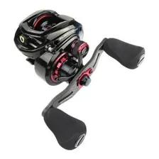 Carretilha Marine Sports Lubina Black Widow GTS esquerdo color preto Foto  mini 1