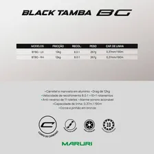 Carretilha Maruri Black Tamba Bg 11 Rolamentos Esquerda Foto mini 4