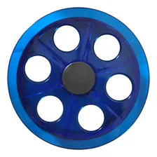 Carretilha Mini Carretilha Duplo Rolamento 15cm Azul Foto mini 3