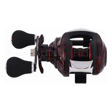 Carretilha Pesca Esquerda Proberos + Carbono Carretilha Cor Preto/vermelho Foto mini 3