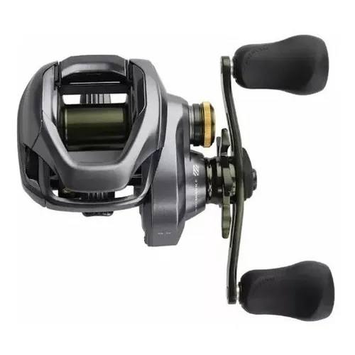 Carretilha Pesca Perfil Baixo Shimano Curado Dc Xg Drag 5kg Cor Prateado Lado da manivela Direito Foto 1