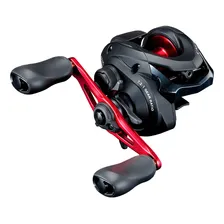 Carretilha pesca Shimano perfil baixo Caius 151hgb esquerda Foto mini  2