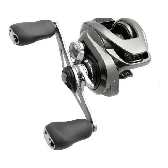 Carretilha Shimano Metanium MGL 151XG esquerdo color prateado Foto 1