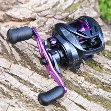Carretilha Sougayilang 7.2:1 Relação De Transmissão Drag 9kg Cor Violeta-escuro Lado Da Manivela Direito Foto mini 4