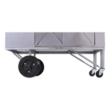 Carrinho 2 Em 1 Cachorro Quente ( Hot Dog ) E Lanche Inox R2 Foto mini 3