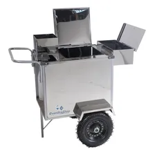 Carrinho Açai Ambulante Com Guarda Sol Com Roda Reforçada Foto mini 4