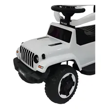 Carrinho Andador Com Empurrador Jipe Zippy Toys Cor Branco Foto mini  2